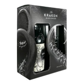 Kraken Black Spiced Rum 1,0l 40% pdd. + pohár