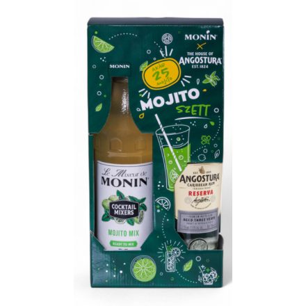 Angostura Reserva 0,7L rum + MONIN Mojito Mixer 1L