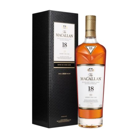 Macallan 18y. Sherry Oak 0,7l 43% dd.