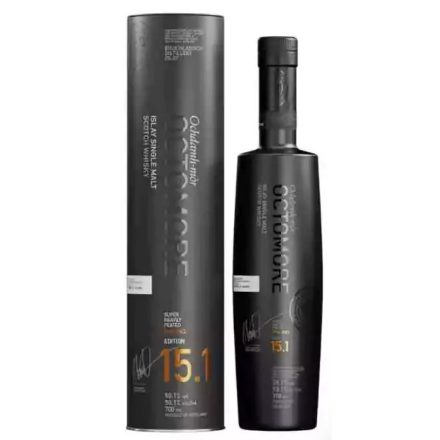 Bruichladdich Octomore 15,1 0,7l 59,1% fdd. (fekete)