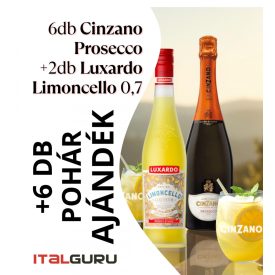   Limoncello Spritz CSOMAG (Luxardo Limoncello - Cinzano Prosecco)