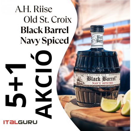 A.H.Riise Old St. Croix Black Barrel 5 + 1 CSOMAG