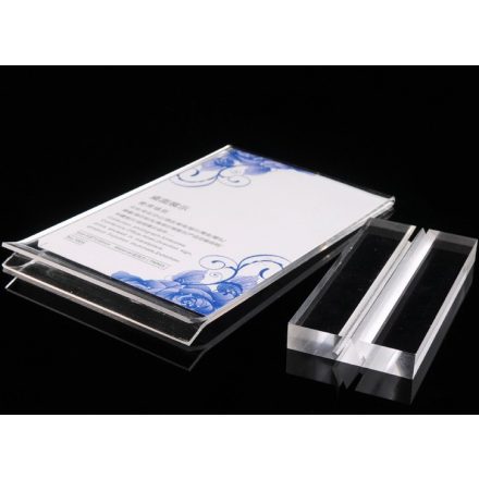 PLEXI LAPTARTÓ, "T" ALAKÚ, A4 MÉRETŰ