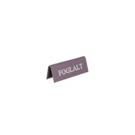 LILA FOGLALT TÁBLA, FEHÉRREL NYOMVA, NAGY