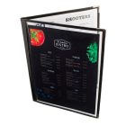 Bistro étlaptartó, 2 lapos, A4 méretű