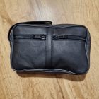 Bőr autós táska, szimpla, nagy