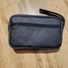 Bőr autós táska, szimpla, nagy