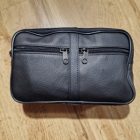 Bőr autós táska, dupla, nagy