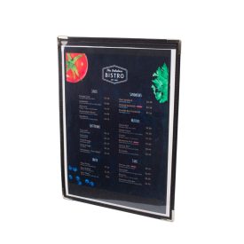 Bistro étlaptartó, 1 lapos, A4 méretű