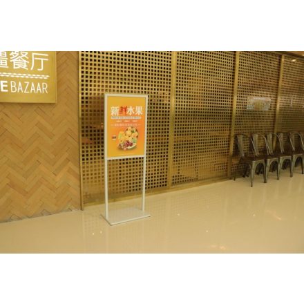 Megállító tábla állvány, Fehér, SD-18