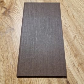 Sötétbarna textilbőr fizetőmappa, csáró