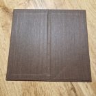 Sötétbarna textilbőr fizetőmappa, csáró