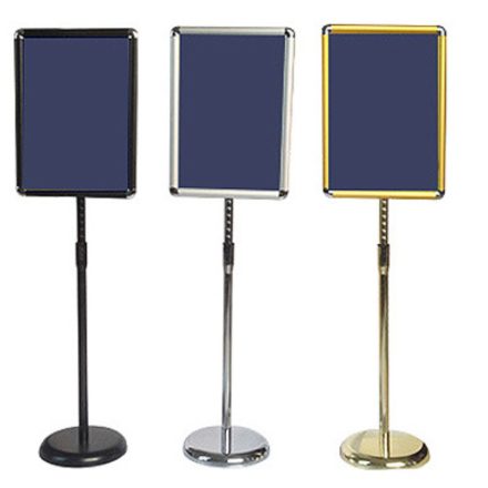 Megállító tábla, poszterállvány