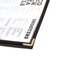 Bistro étlaptartó, 3 lapos, A4 méretű, KIHAJTHATÓ, bisztró