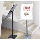 A3 stabil megállító tábla, fekete, éles sarokkal, ST-4