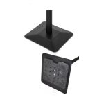 A3 stabil megállító tábla, fekete, éles sarokkal, ST-4