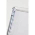 A3 stabil megállító tábla, ezüst, éles sarokkal, ST-4