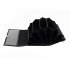 ABSOLUT LEATHER FEKETE BŐR BRIFKÓ, 6 ZSEBES, 18 CM, 7401