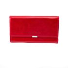 ABSOLUT LEATHER PIROS BŐR BRIFKÓ 6 ZSEBES, 19 CM, 7431