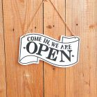 OPEN TÁBLA, FEHÉR, KÉTOLDALAS