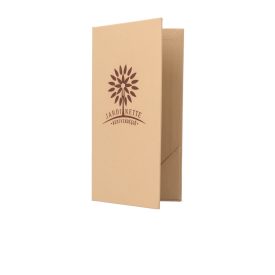 Bőrhatású tejeskávé színű fizetőmappa, csáró