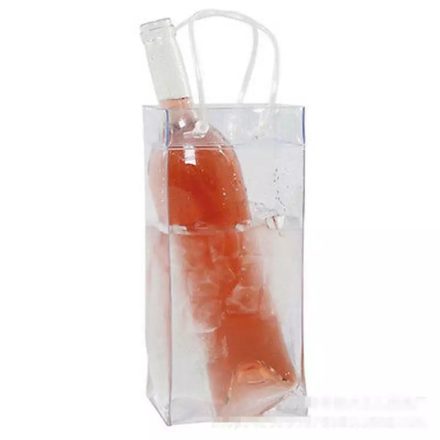 Ice bag, borhűtő műanyag táska