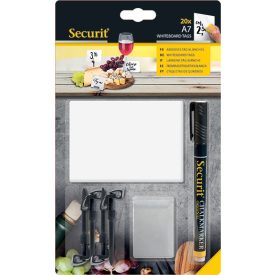 Securit kréta tábla asztali A/7, L alakú 5 db-os