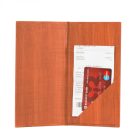 Famintás műbőr fizetőmappa, csáró, 10×20 cm, 1 nagy füllel